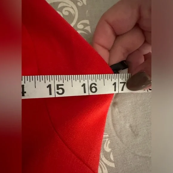 Black Halo Marcelle Sleeveless Stretch Crepe Sheath Dress, Size 6, Red - Picture 12 of 16